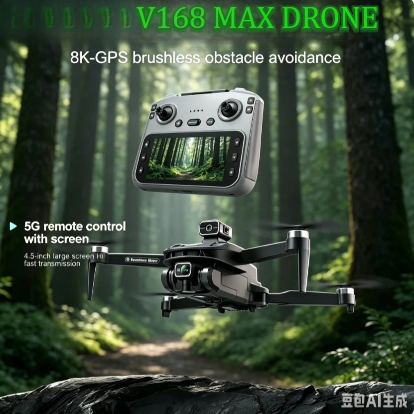 Drone Ls Rc - Drone RC Pieghevole Originale V168 MAX