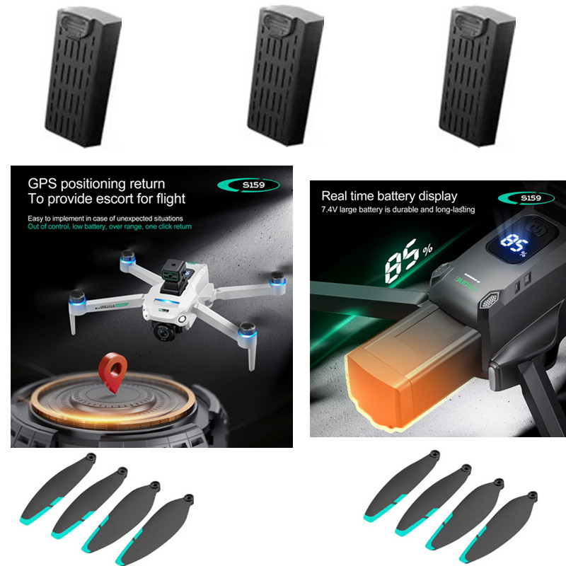 Drone Rc Gps S159 - S159 GPS RC Drone Batteria originale