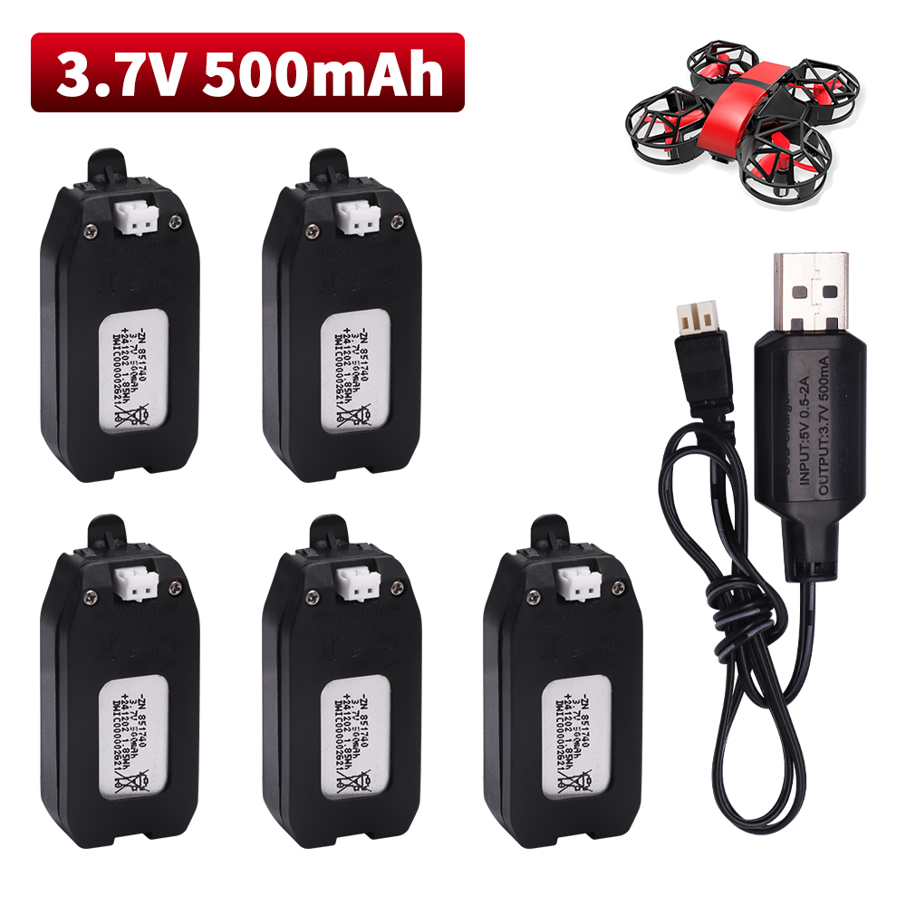 Drone Rc Leading - Batteria al litio 3.7V 500mAh per