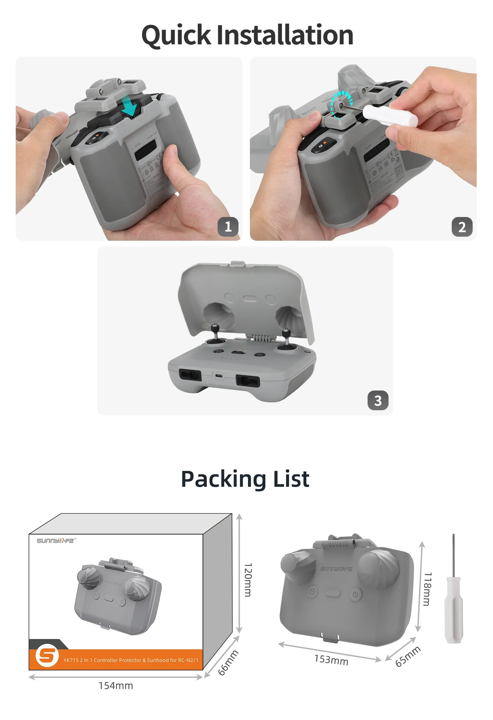 2 in 1 Controller Protector Su - Drone Rc Controller Cover recensione e prezzo