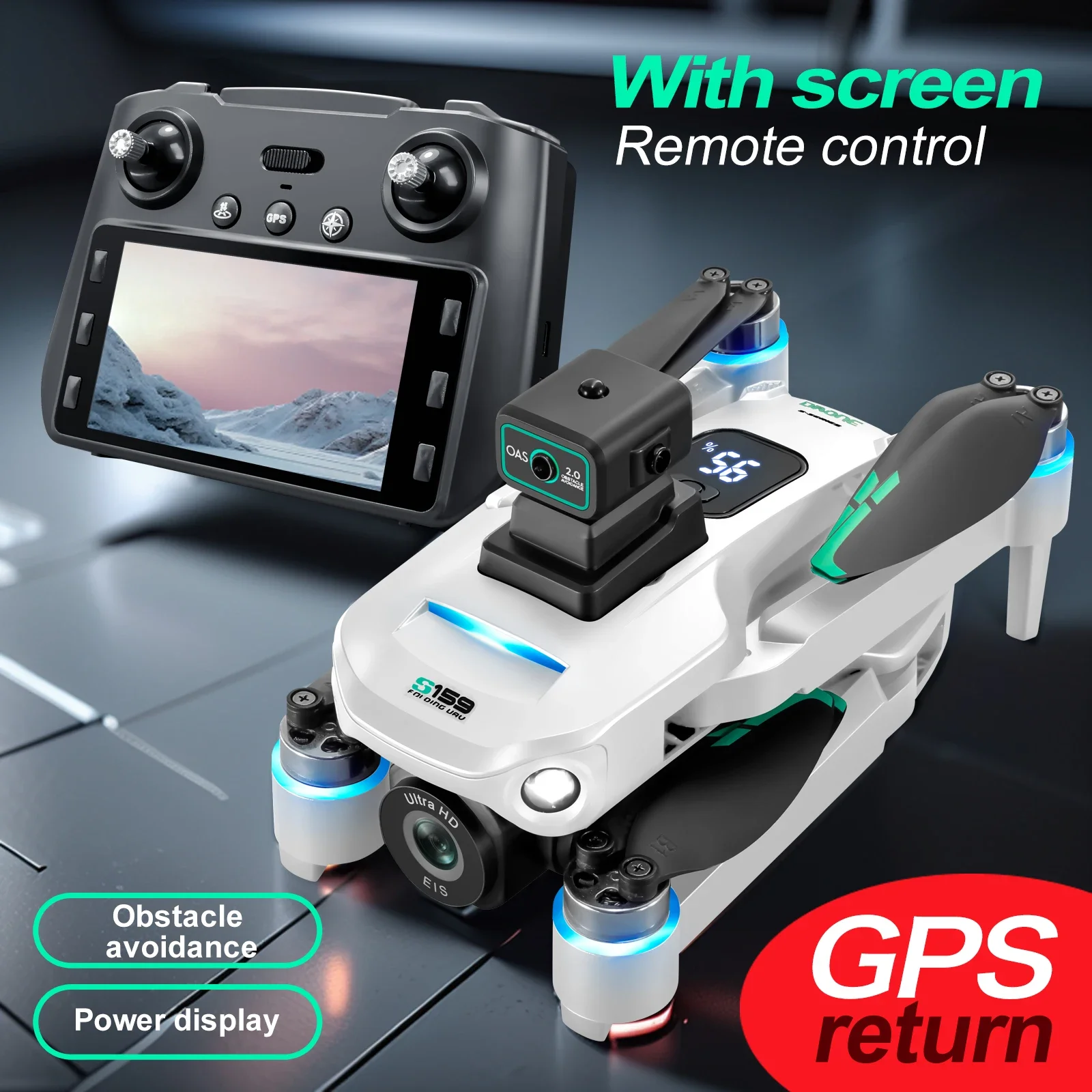 2024 S159 GPS Drone Profession - Drone Rc Gps S159 recensione e prezzo