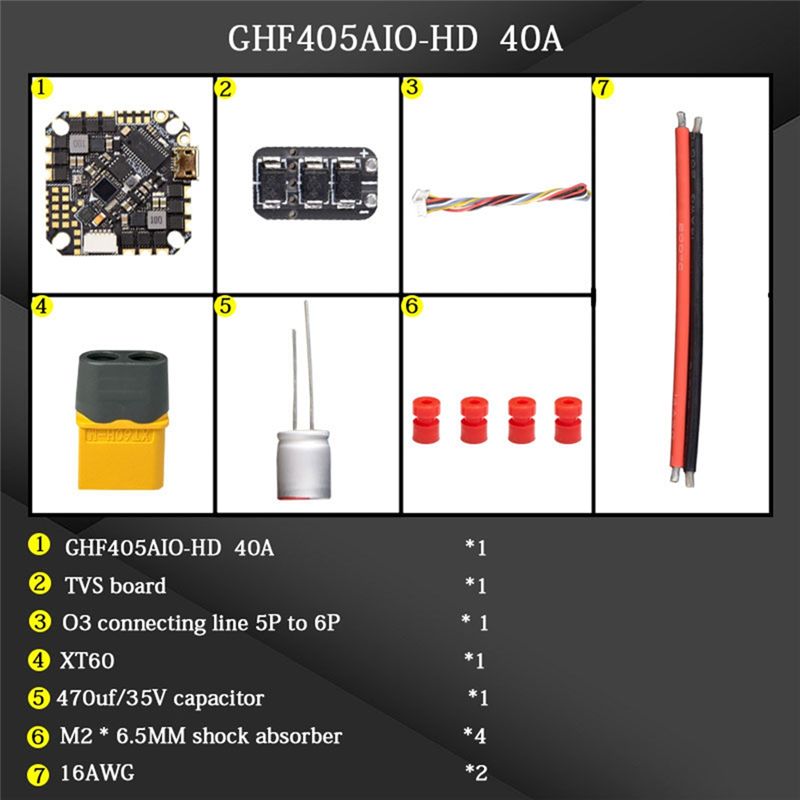 ABTI-GHF405AIO-HD 40A AIO Flig - Drone Rc Racing recensione e prezzo