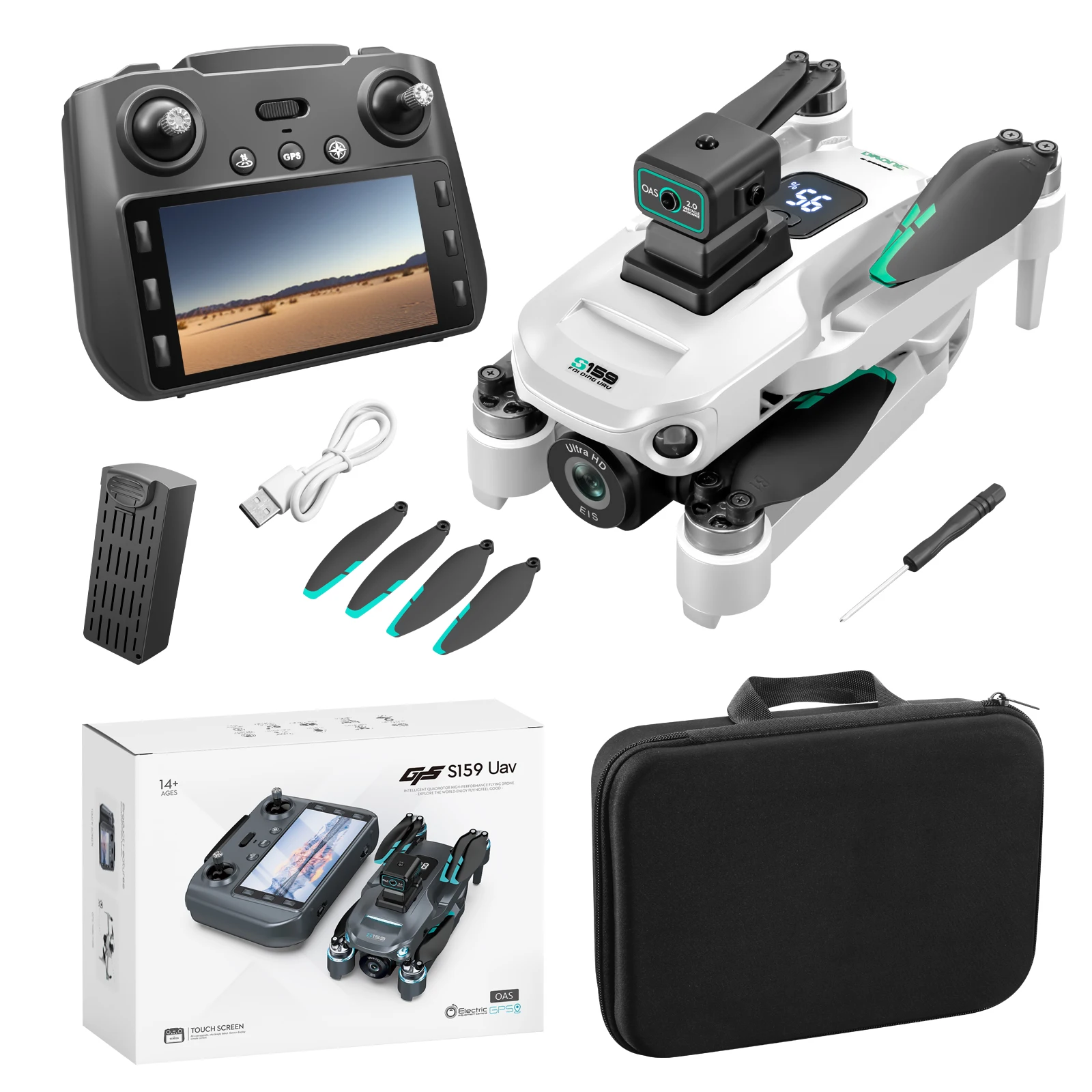 Drone GPS professionale S159 c - Drone Rc Gps S159 recensione e prezzo
