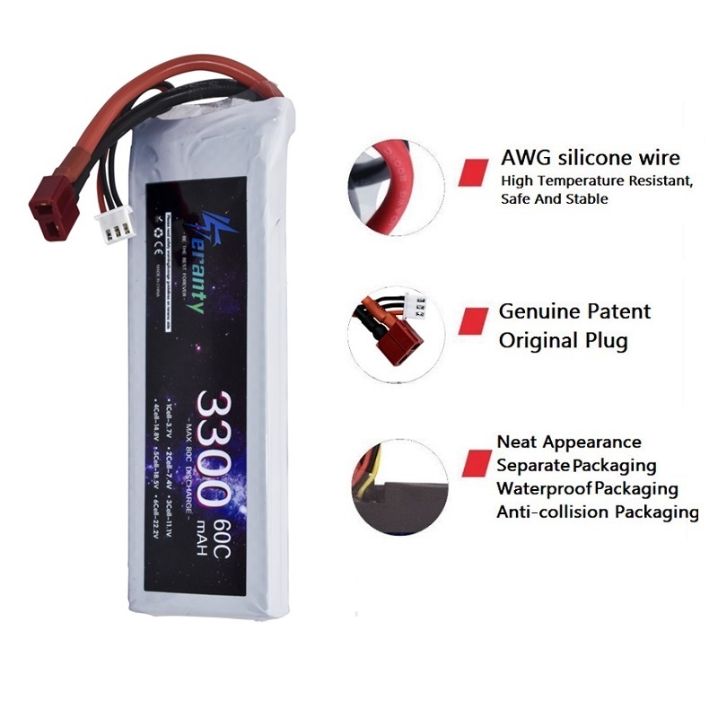 Batteria LiPo 2S 7.4V 3300mAh  - Drone Rc Leading recensione e prezzo